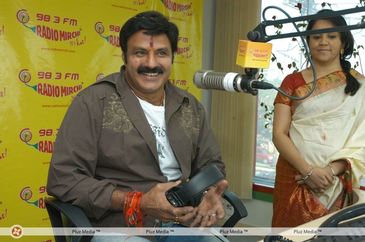 Nandamuri Balakrishna - Balakrishna At Radio Mirchi for Sri Rama Rajyam - Pictures | Picture 122227